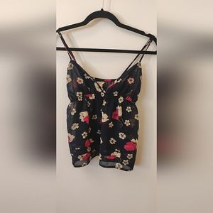 Baby doll floral blouse